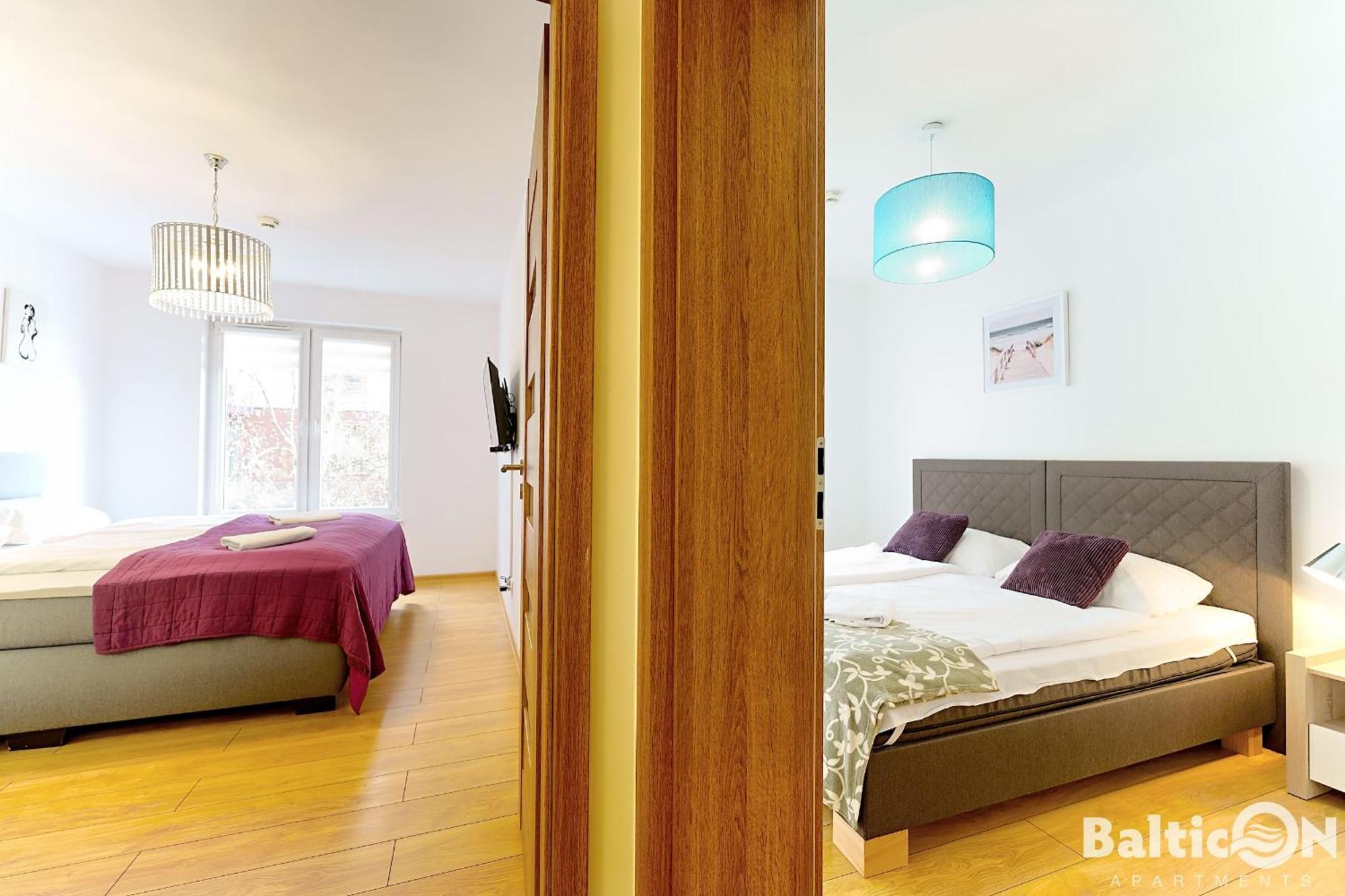 Apartamenty Balticon Polanki - Sauna, Fitness Inclusive - Basen Latem, Pool Im Sommer Kołobrzeg Rom bilde
